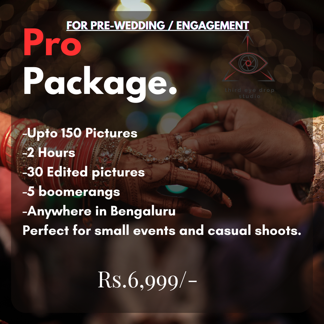 For Pre-weddings and Engagements