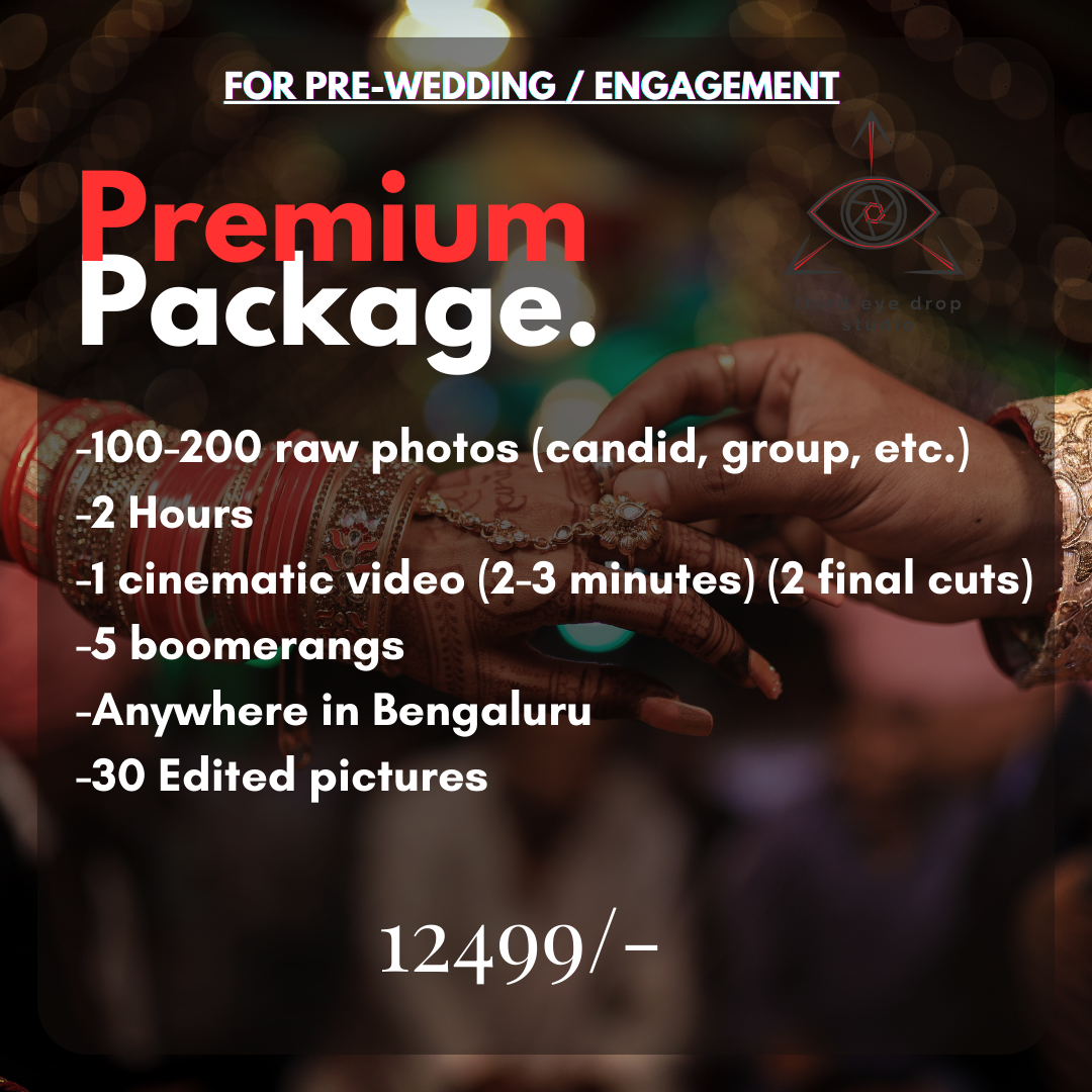 For Pre-weddings and Engagements